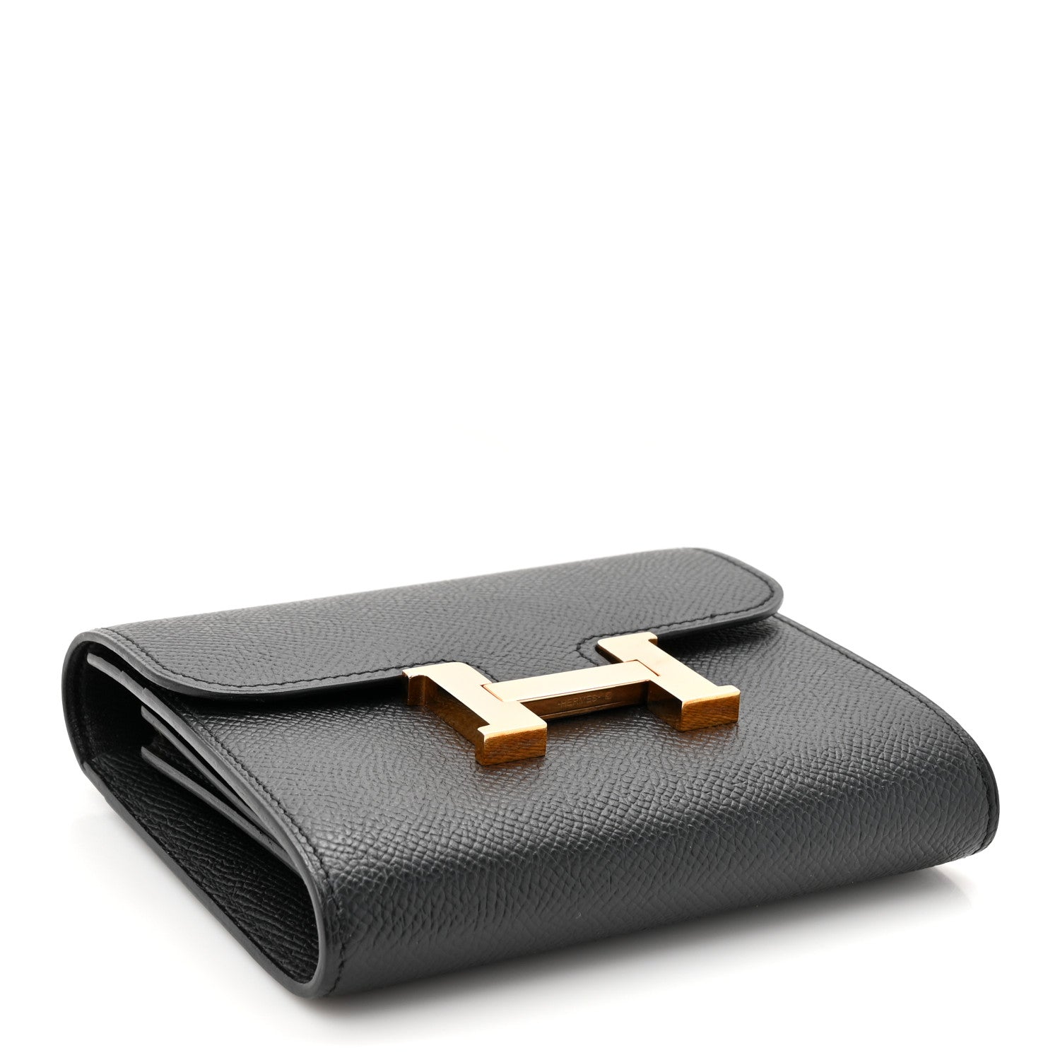 Hermes Epsom Constance Compact Passant Wallet Black 4 of 8