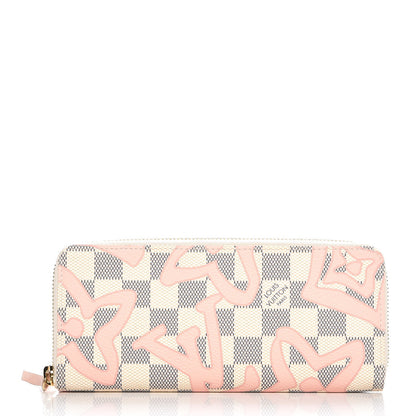 Louis Vuitton Damier Azur Tahitienne Clemence Wallet 1 of 7