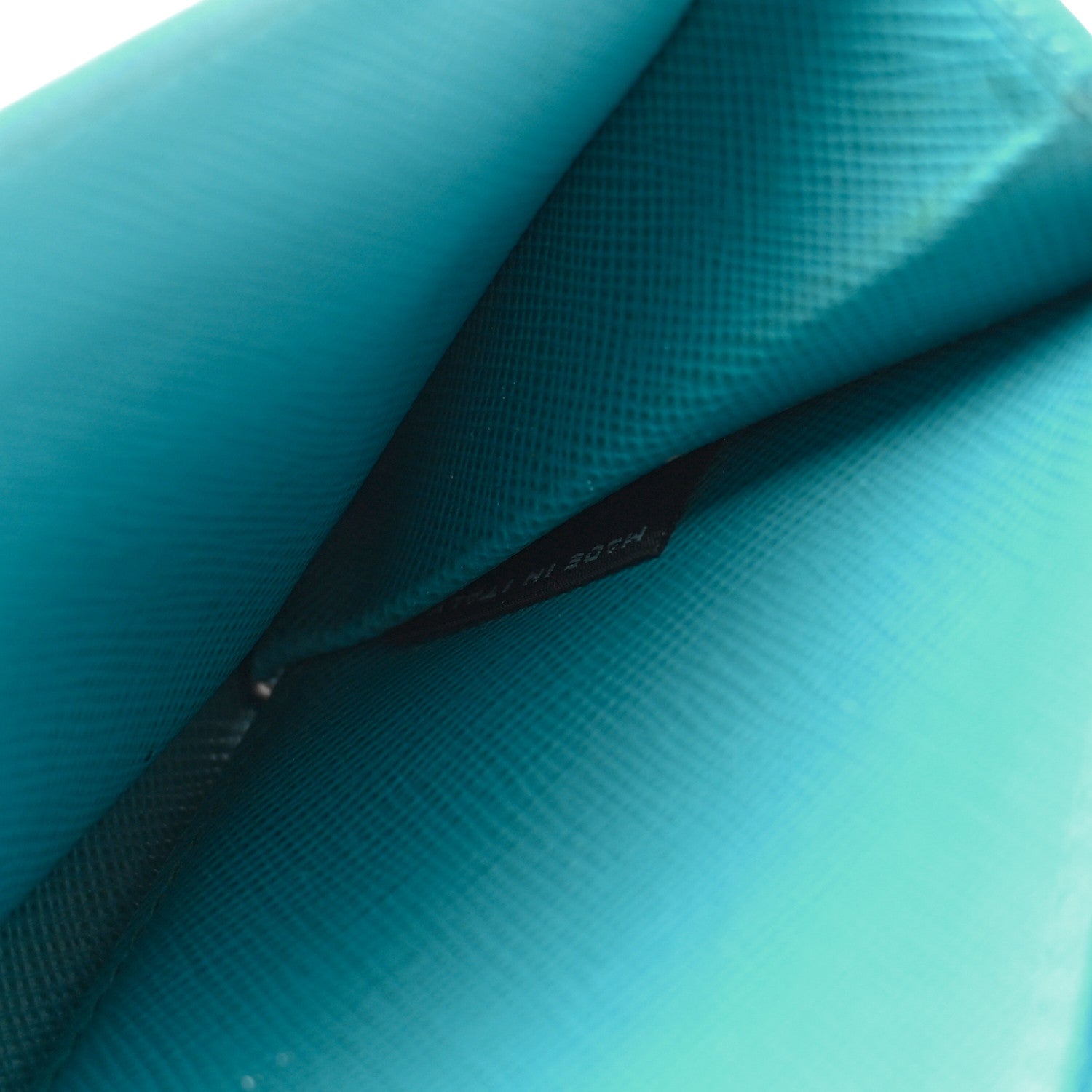 Prada Saffiano Metal Continental Flap Wallet Pavone 7 of 11