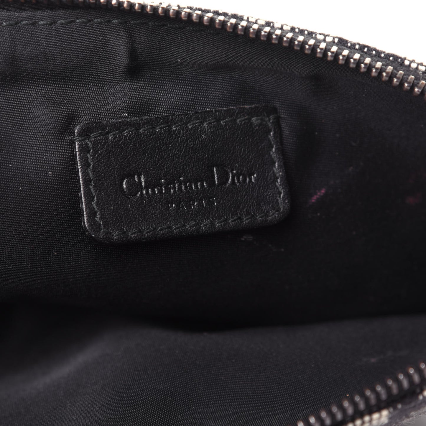 Monogram Mini Saddle Pochette Black
