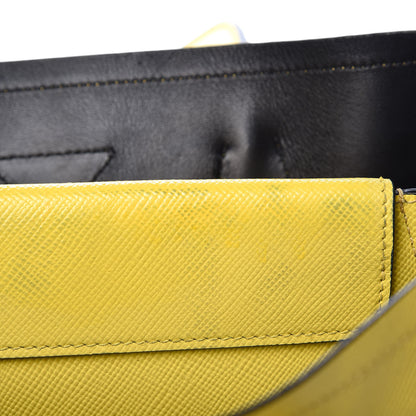 Prada Saffiano Cuir Large Double Bag Girasole 13 of 18