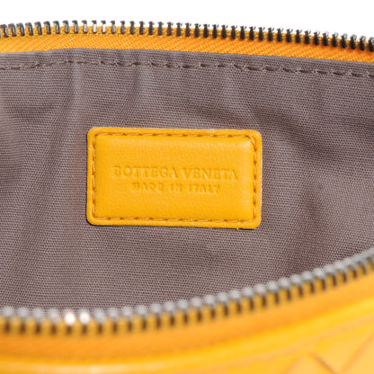 Bottega Veneta Nappa Intrecciato Cosmetic Pouch Yellow 6 of 8