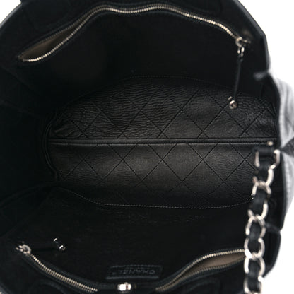 Chanel Caviar Stitched Medium Lady Coco Shopping Tote Black 5 of 10