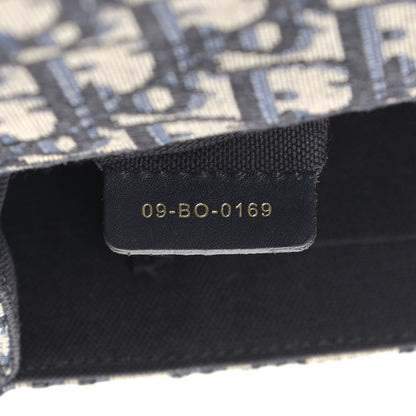 Christian Dior Oblique 30 Montaigne Flap Bag Blue 7 of 9
