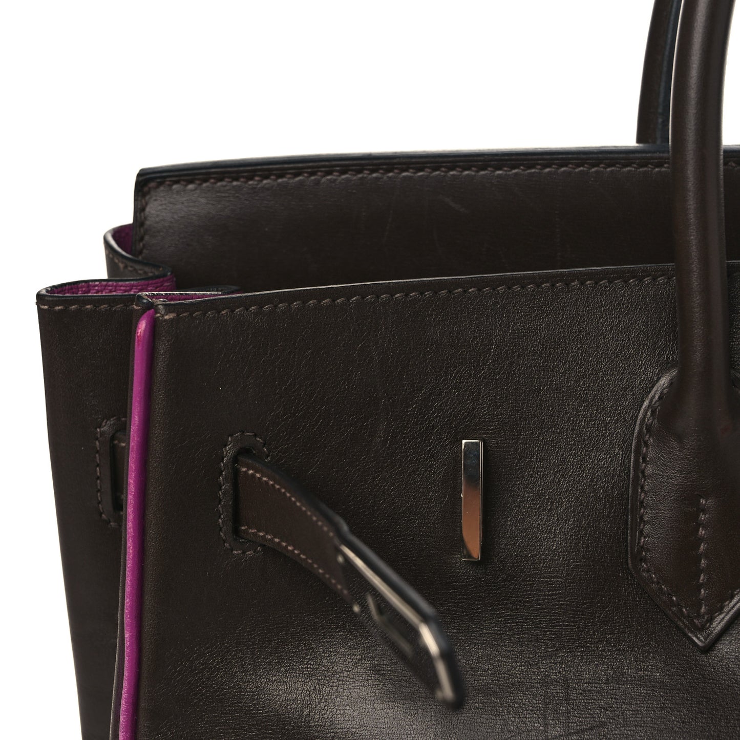 Box Bi-Color Birkin 35 Raisin Cyclamen