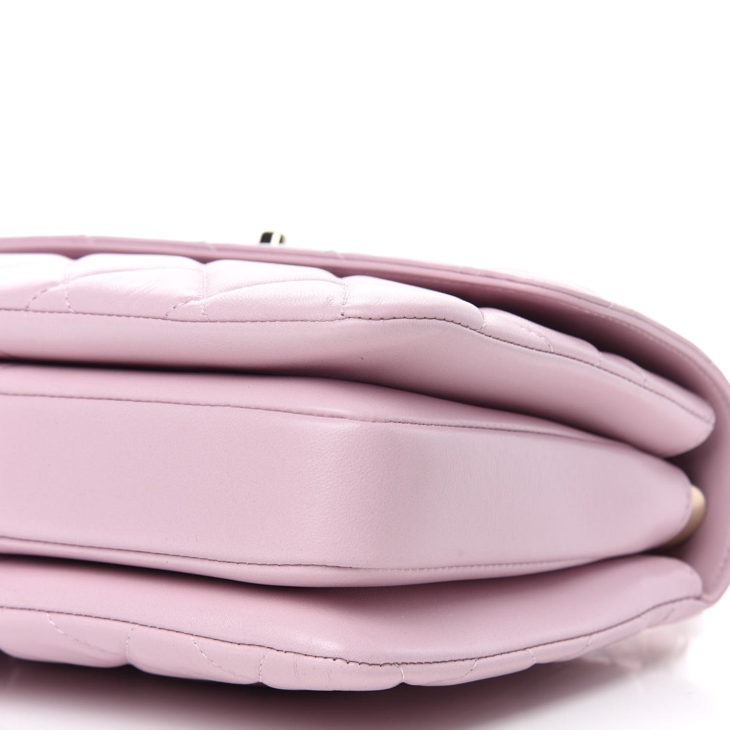 Lambskin Quilted Small Trendy CC Flap Dual Handle Bag Light Pink