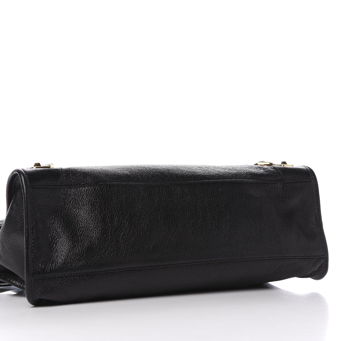 Chevre Gold Metallic Edge Hardware City Black