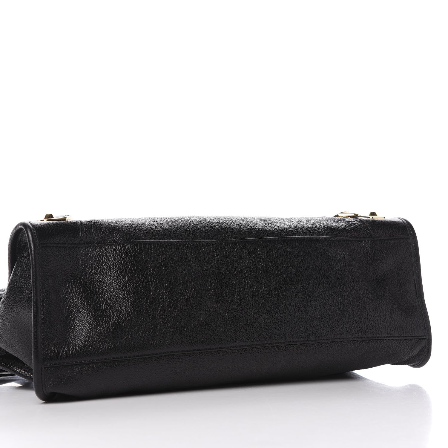 Balenciaga Chevre Gold Metallic Edge Hardware City Black 4 of 9