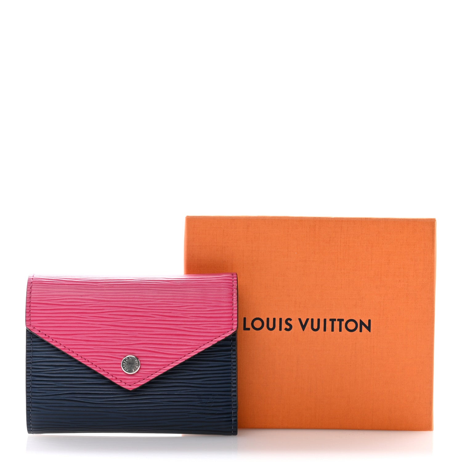Louis Vuitton Epi Victorine Wallet Indigo Hot Pink 11 of 11