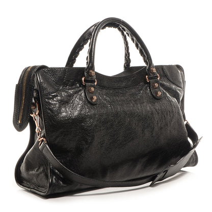 Balenciaga Agneau Giant 12 Rose Gold Hardware City Black 3 of 10