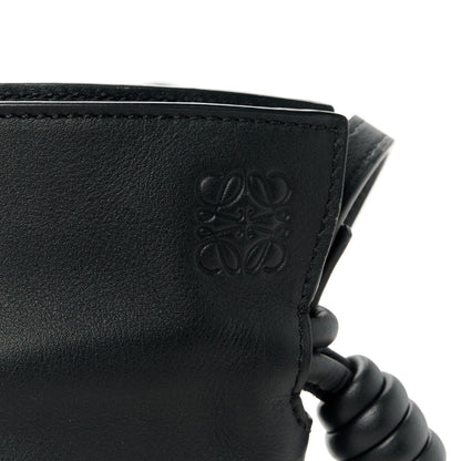 Loewe Calfskin Mini Flamenco Knot Clutch Black 9 of 12