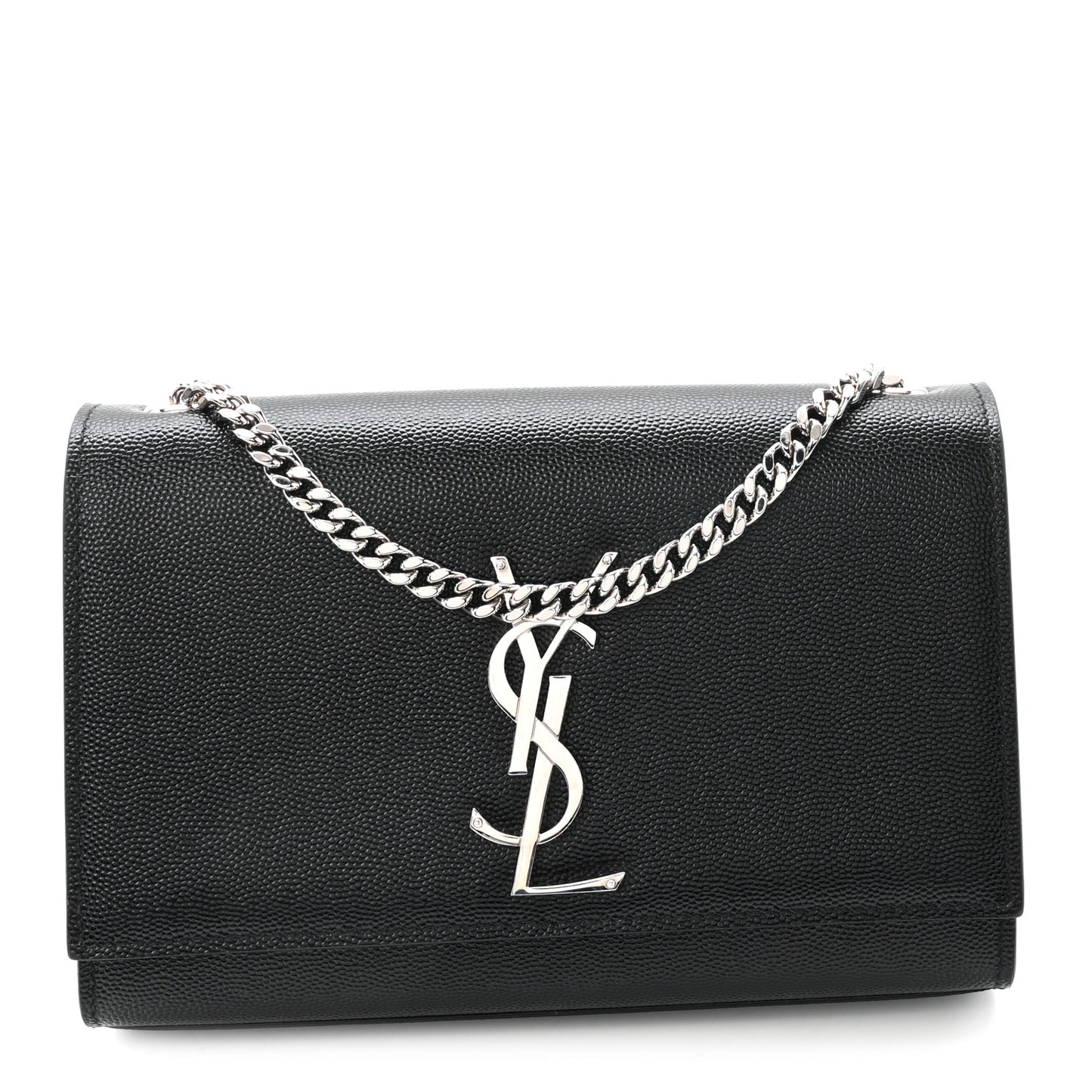 Grain De Poudre Small Monogram Kate Satchel Black