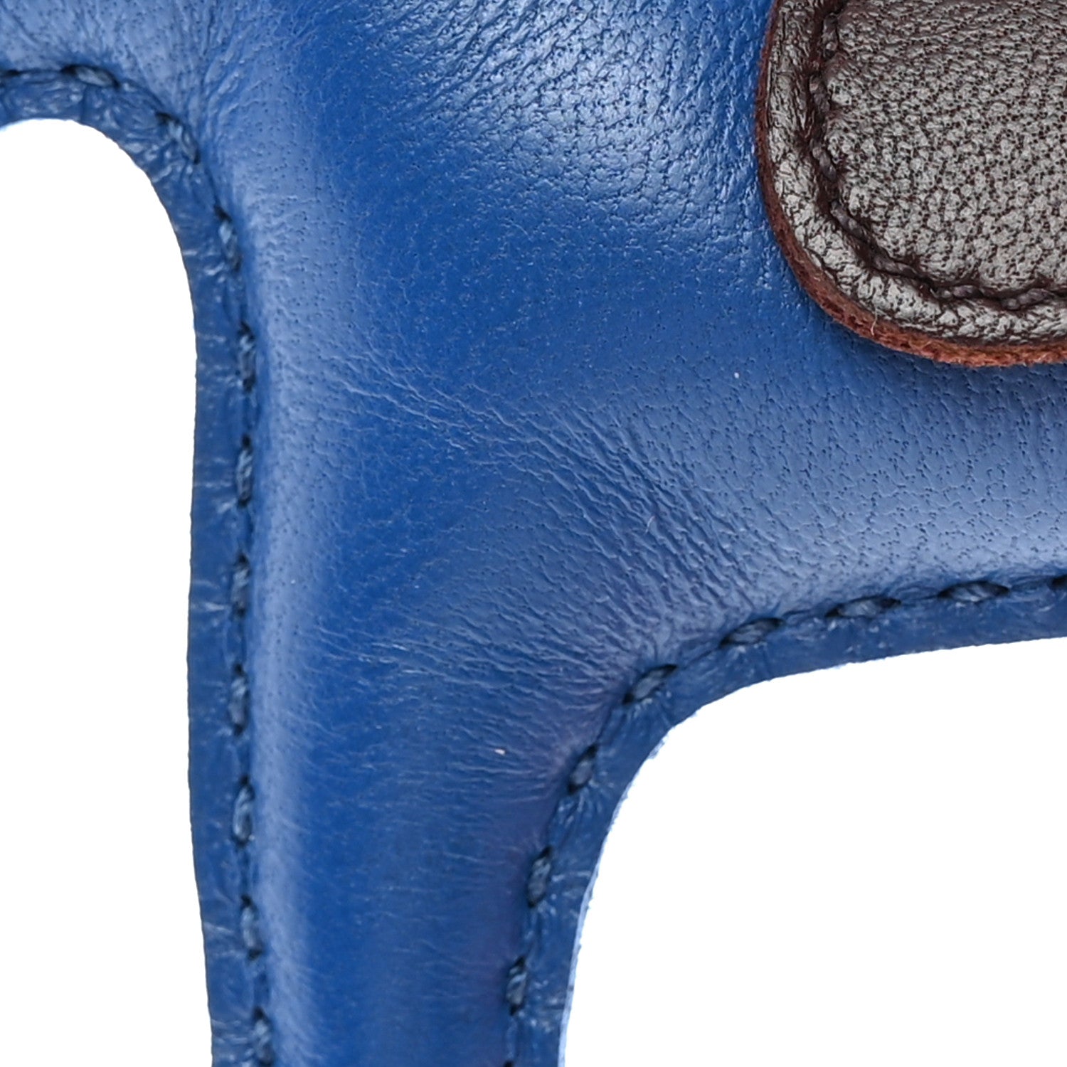 Hermes Milo Lambskin Grigri Rodeo Horse Bag Charm PM Bleu France Cornaline Rouge Sellier 6 of 7