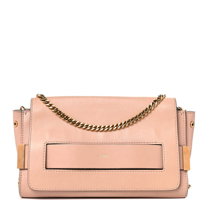 Chloe Nappa Medium Elle Chain Clutch Blush Nude 1 of 17