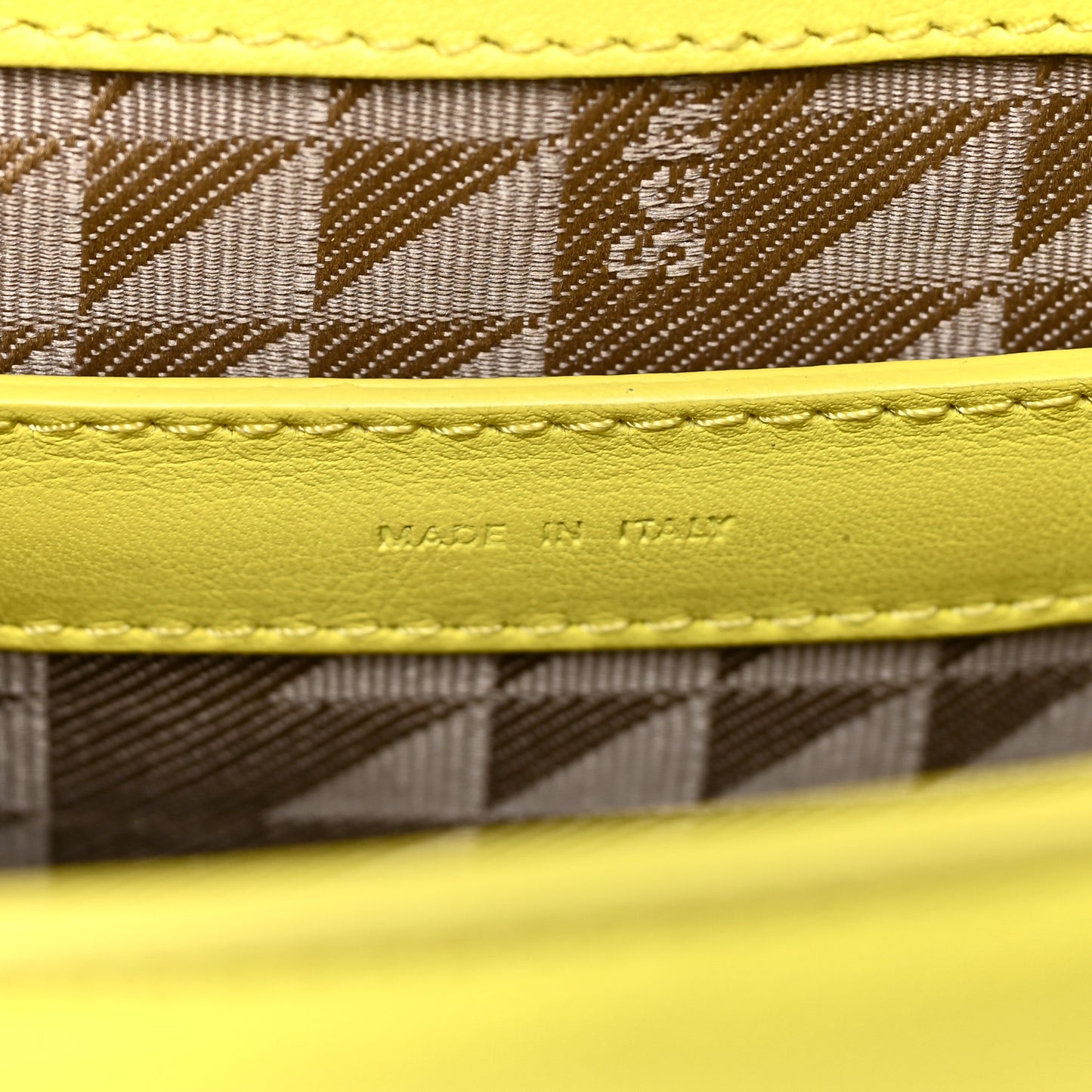 Calfskin Tiny PS11 Classic Shoulder Bag Lemon