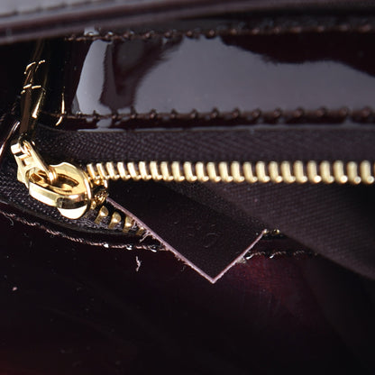Louis Vuitton Patent Sobe Clutch Amarante 7 of 7