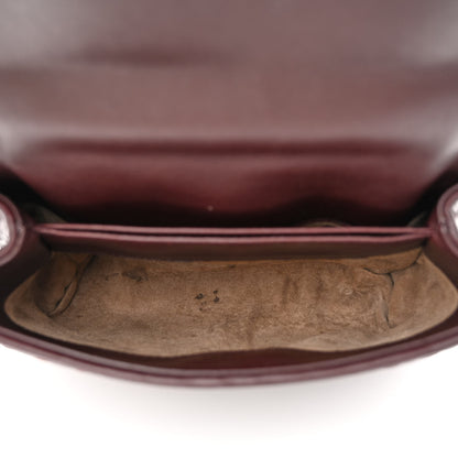 Bottega Veneta Nappa Intrecciato Baby Olimpia Shoulder Bag Dark Barolo 5 of 14