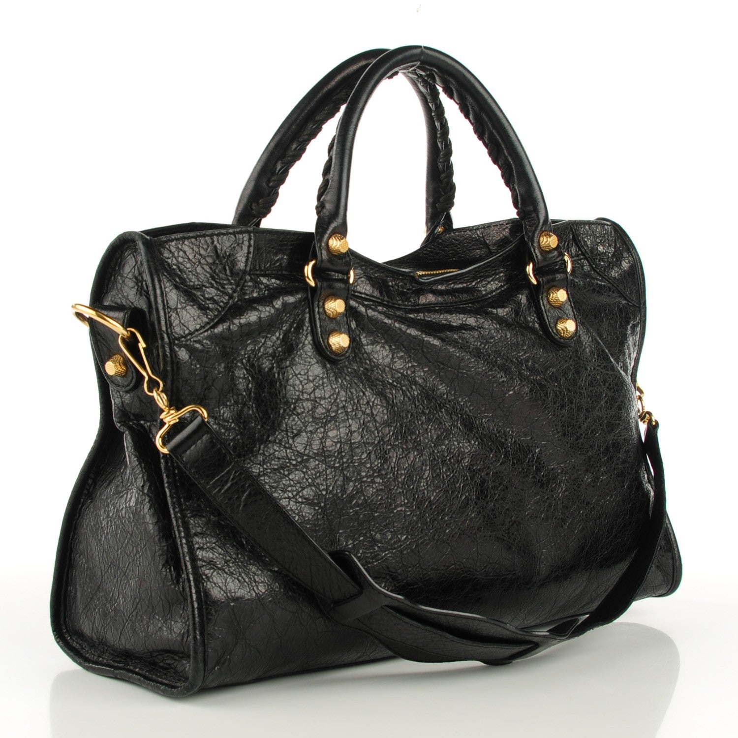 Balenciaga Agneau Giant 12 Gold Hardware City Black 3 of 8