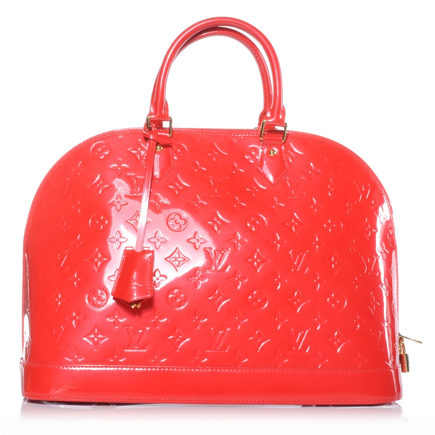 Louis Vuitton Vernis Alma GM Rouge Grenadine 1 of 7