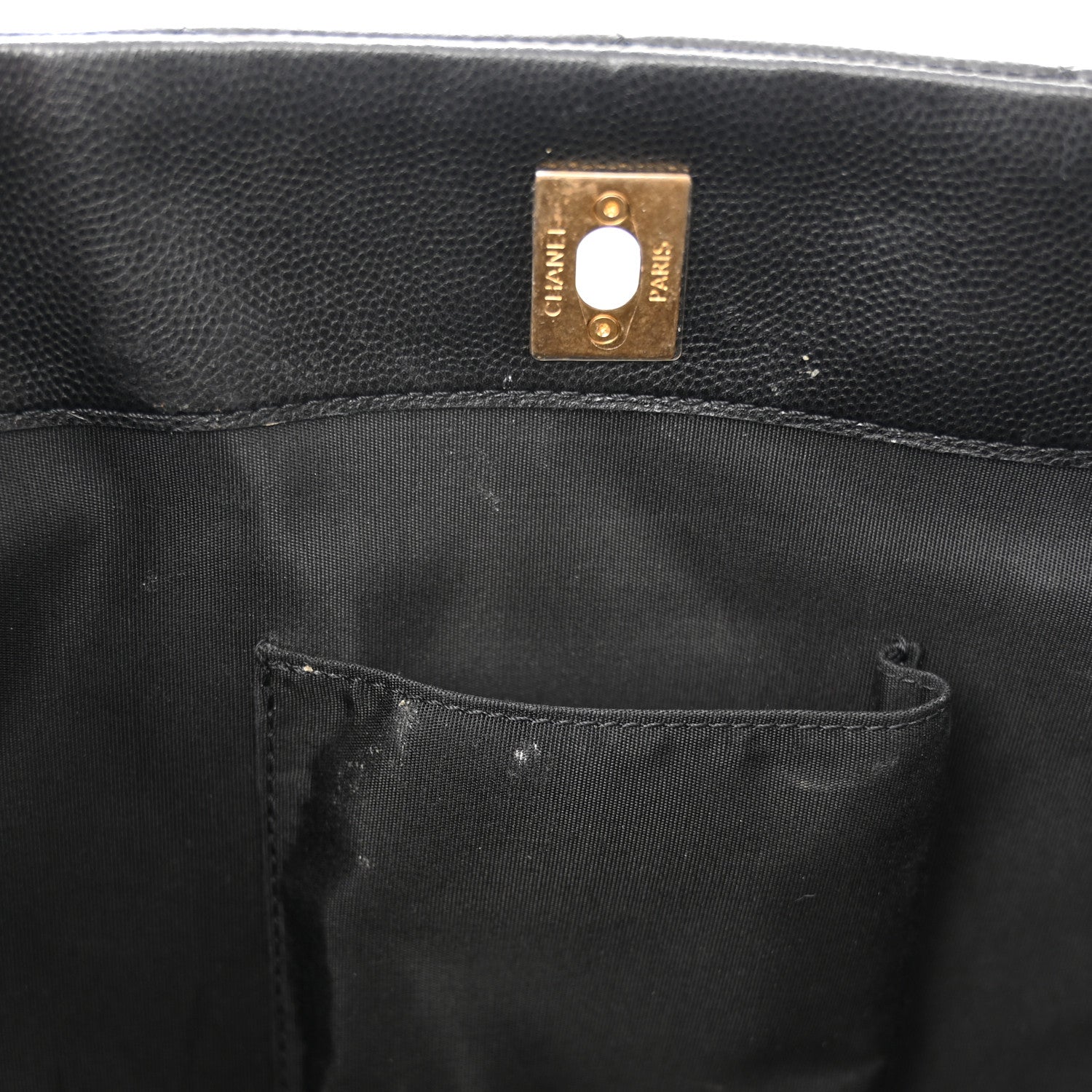 Chanel Caviar Quilted Sweet Classic Shopping Tote Black 12 of 13