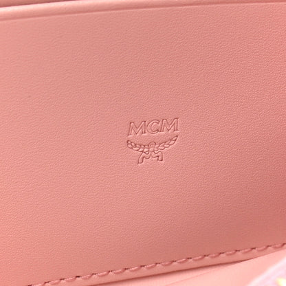 MCM Visetos Rabbit Zip Around Large Wallet Pink 6 of 7