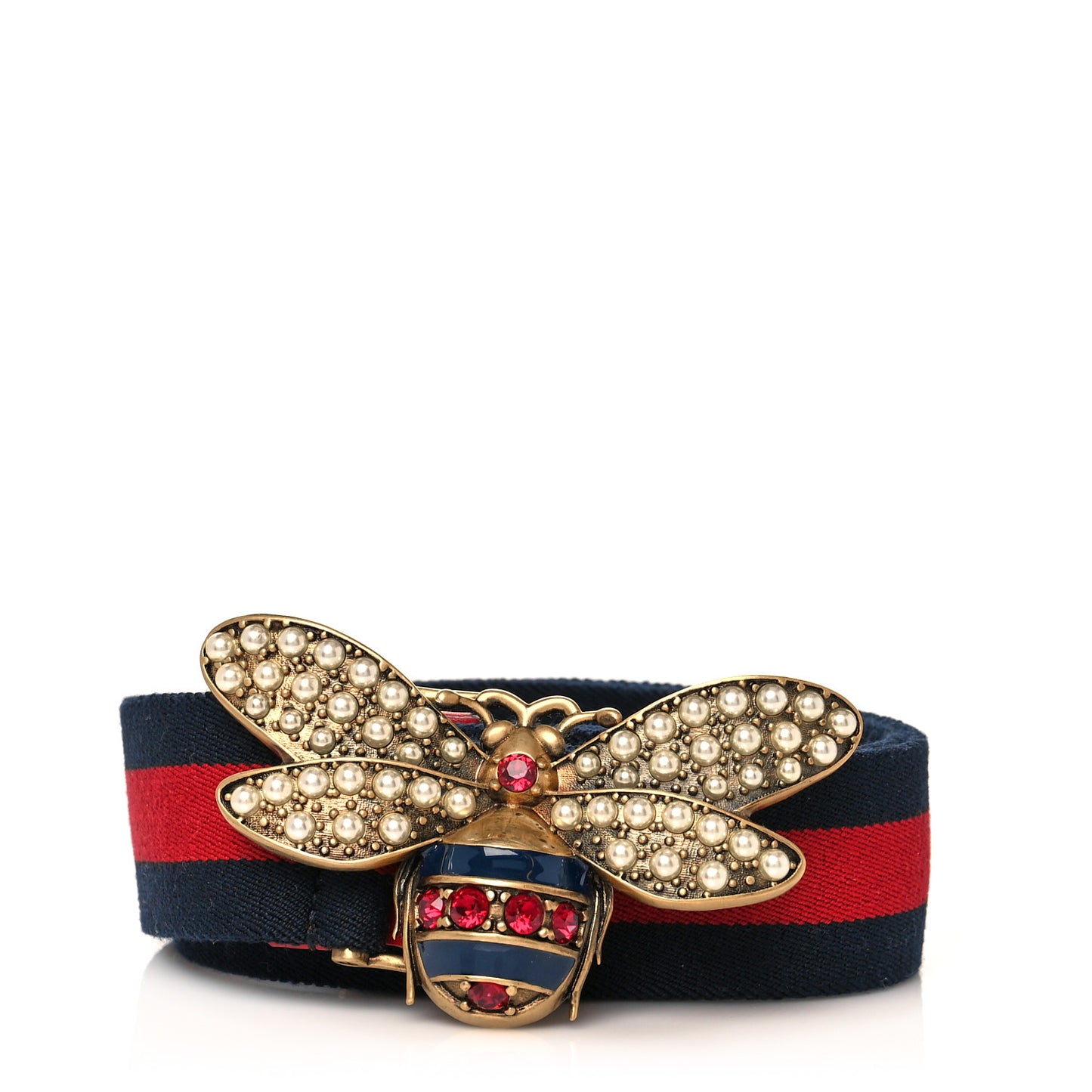 Web Queen Margaret Bee Belt 75 30 Red Navy