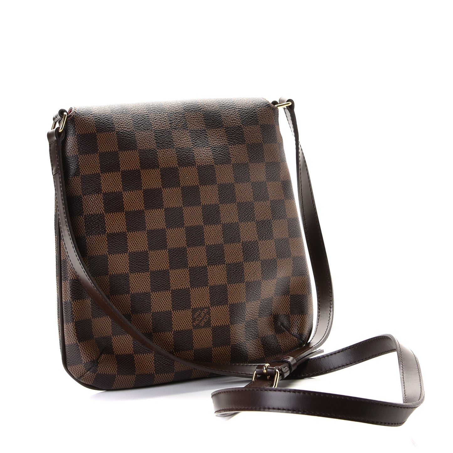 Damier Ebene Musette Salsa Long Strap
