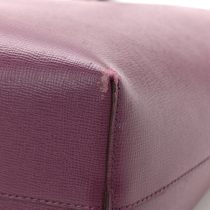Tom Ford Grained Calfskin Small T Tote Bordeaux 11 of 14