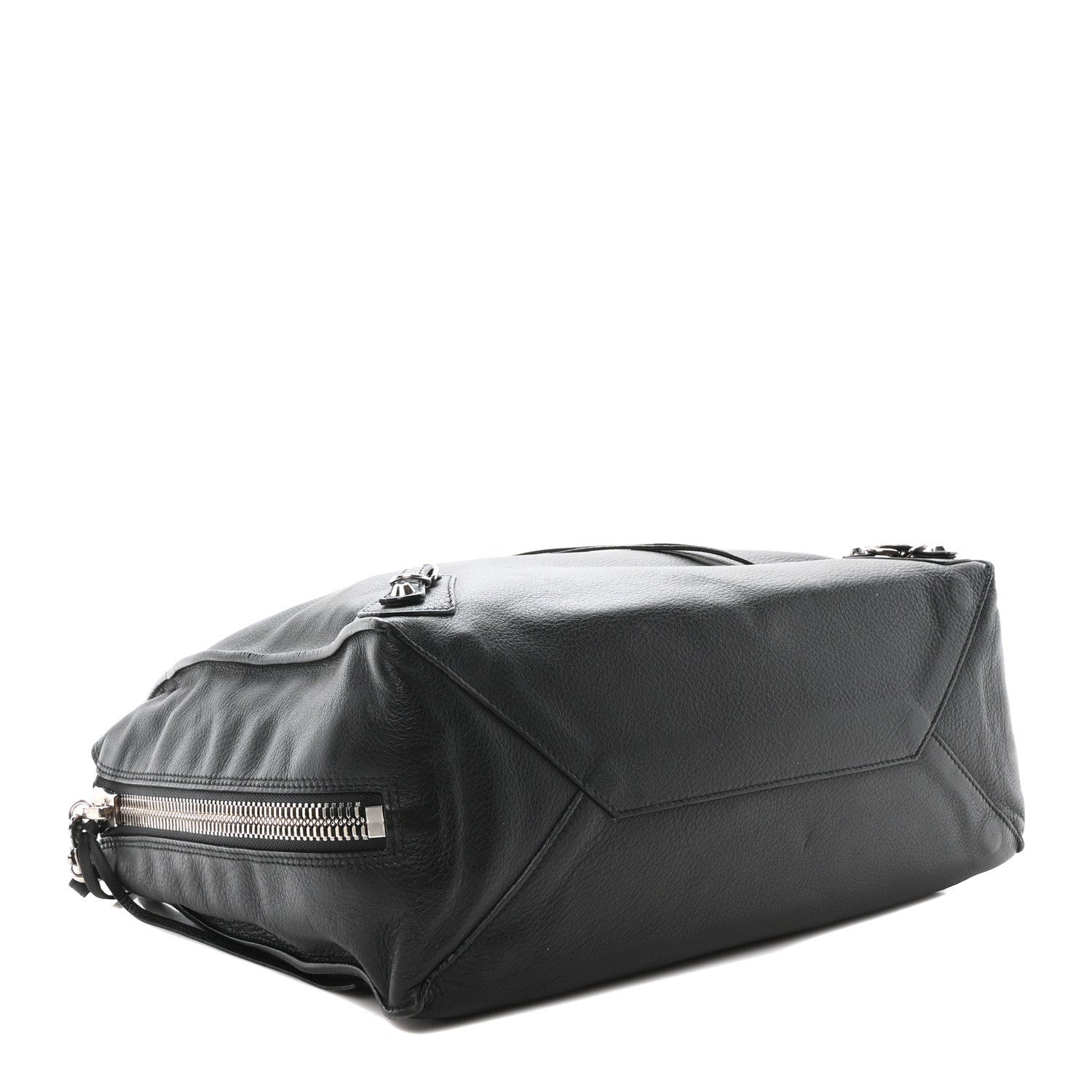 Balenciaga Veau Papier B4 Zip Around Tote Black 4 of 10