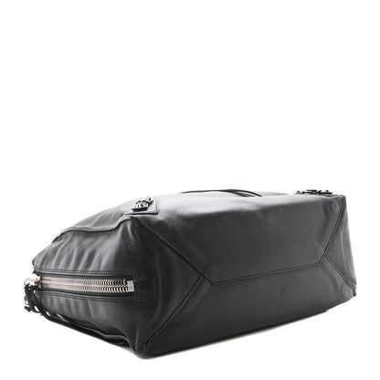 Balenciaga Veau Papier B4 Zip Around Tote Black 4 of 10
