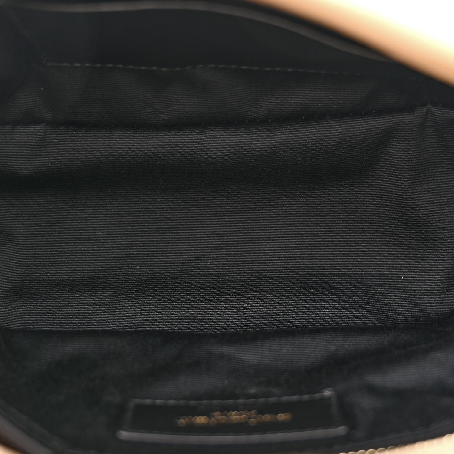 Saint Laurent Lambskin Quilted Toy Loulou Puffer Monogram Chain Satchel Dark Beige 6 of 13