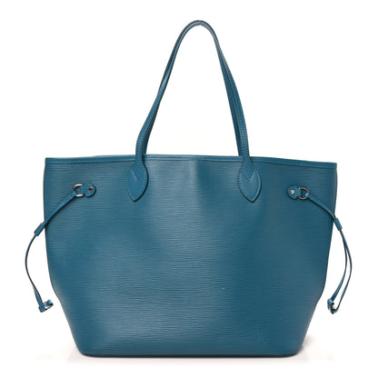 Louis Vuitton Epi Neverfull MM Cyan 1 of 11