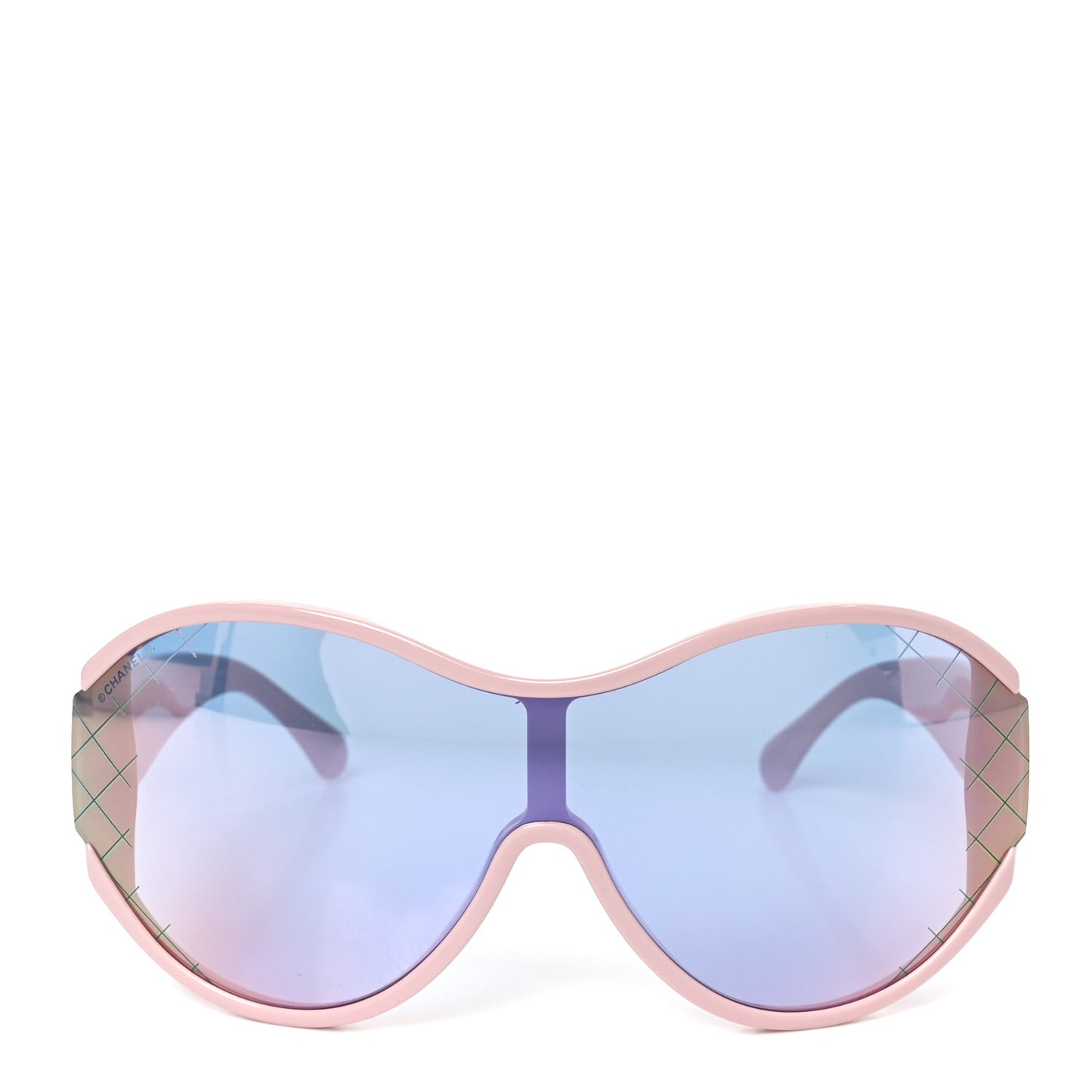 Acetate Shield Sunglasses 71476A Pink