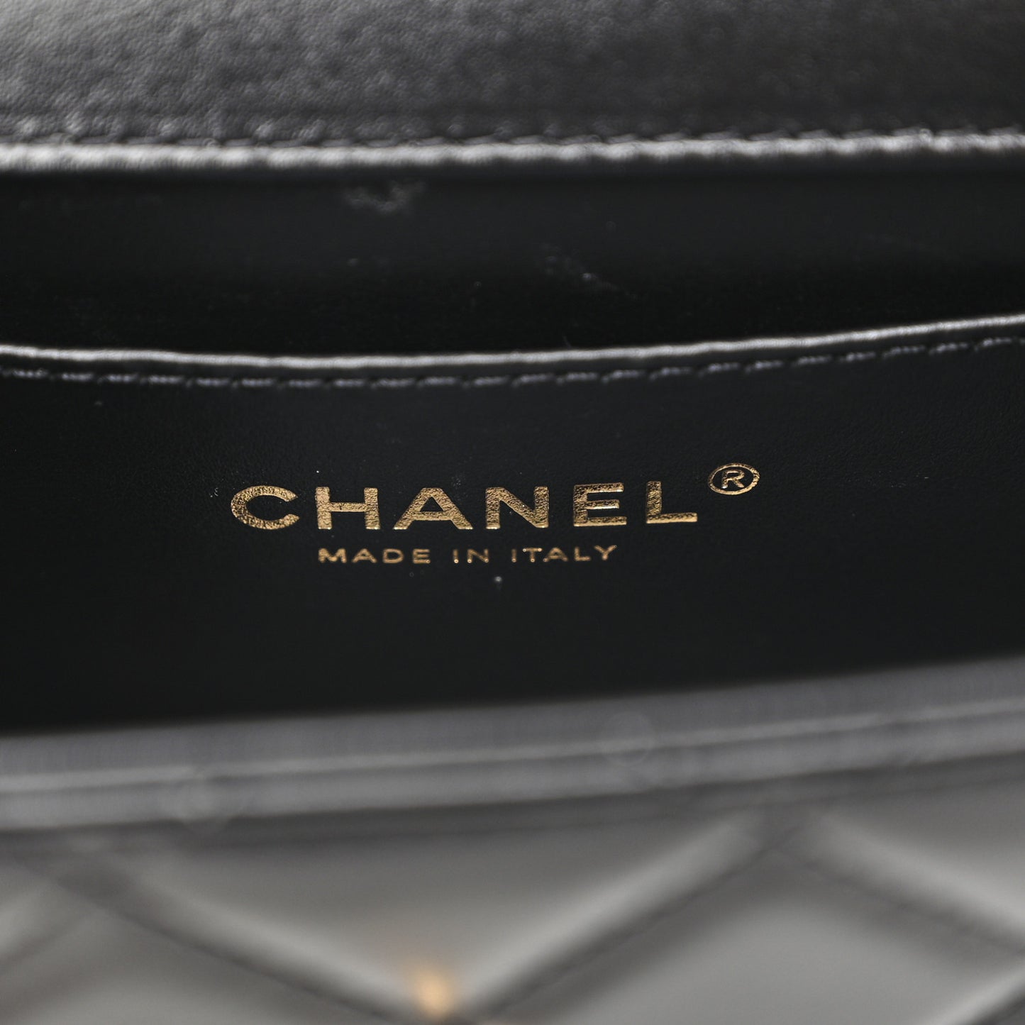 Calfskin Quilted Mini Perfect Fit Flap Black