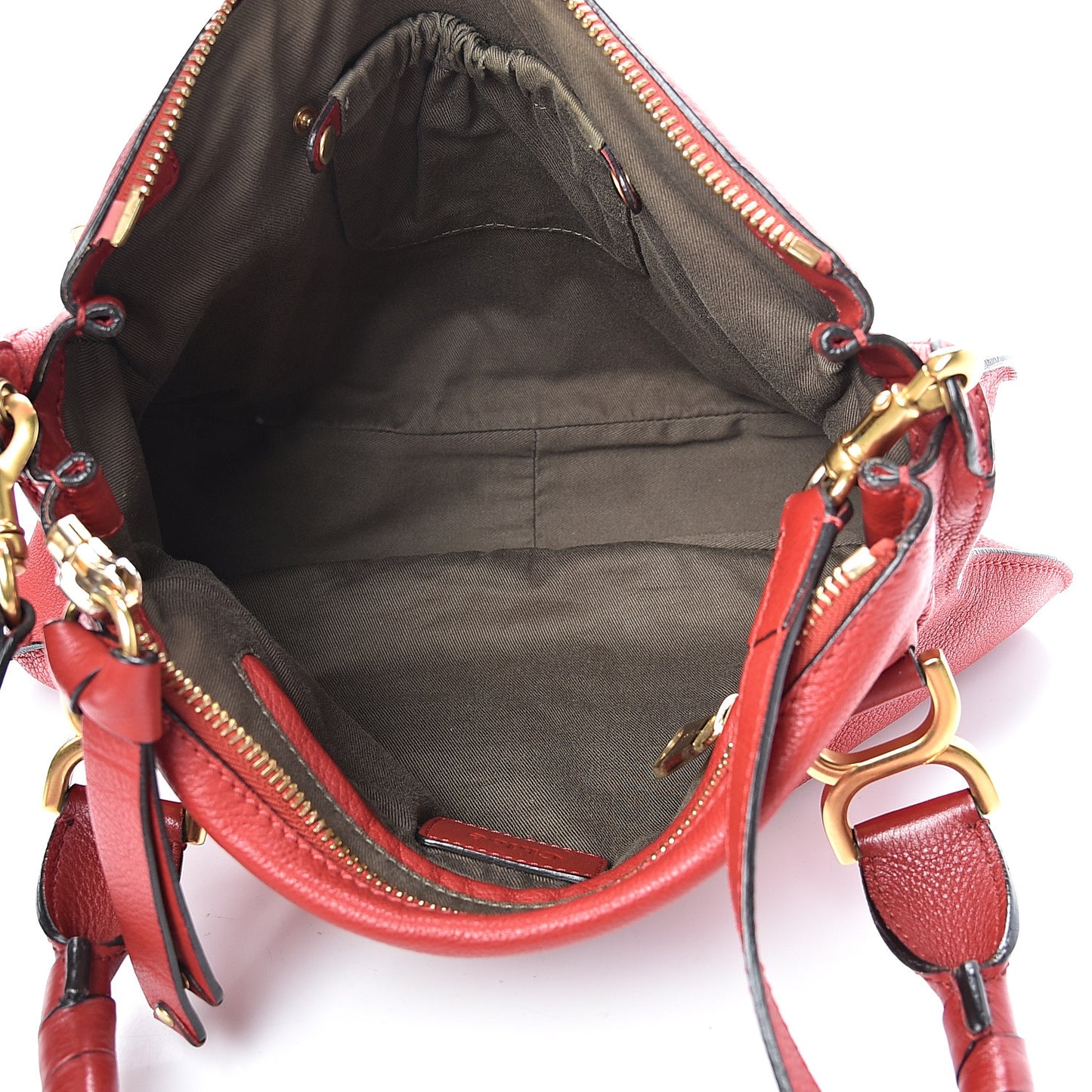 Calfskin Medium Marcie Satchel Acerola