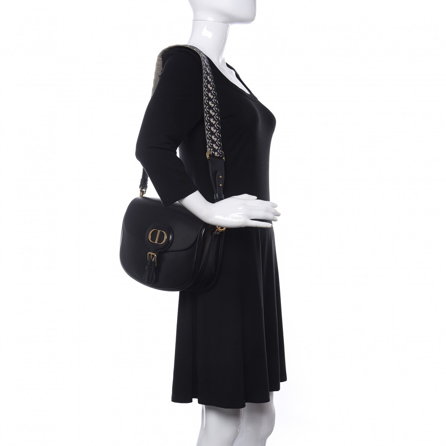 Christian Dior Box Calfskin Large Bobby Flap Black 2 of 13