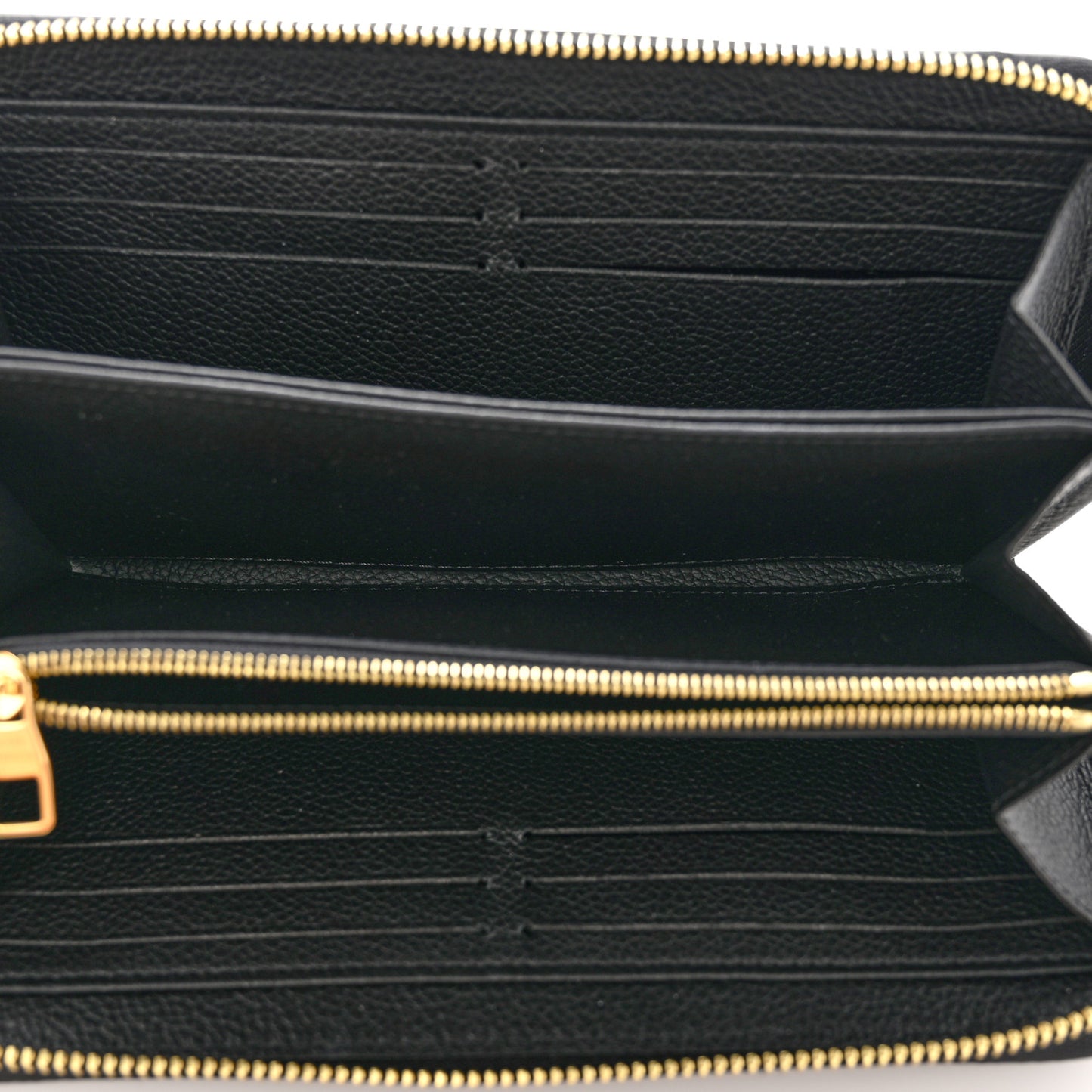 Empreinte Monogram Giant Zippy Wallet Black Beige