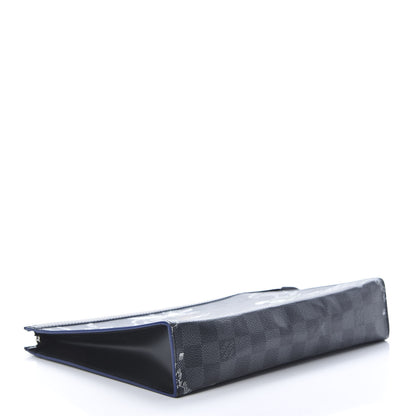 Louis Vuitton Damier Graphite Renaissance Pochette Voyage MM 4 of 7