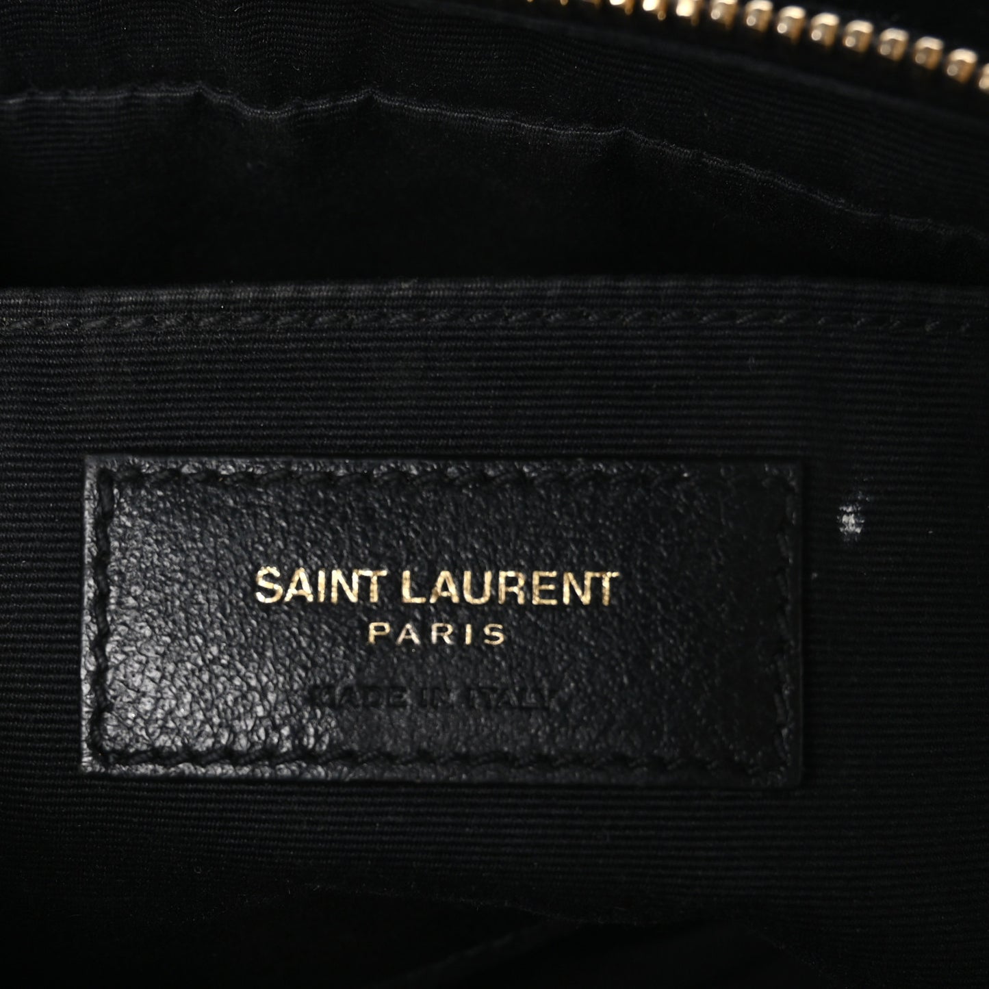 Velvet Matelasse Monogram Lou Camera Bag Black