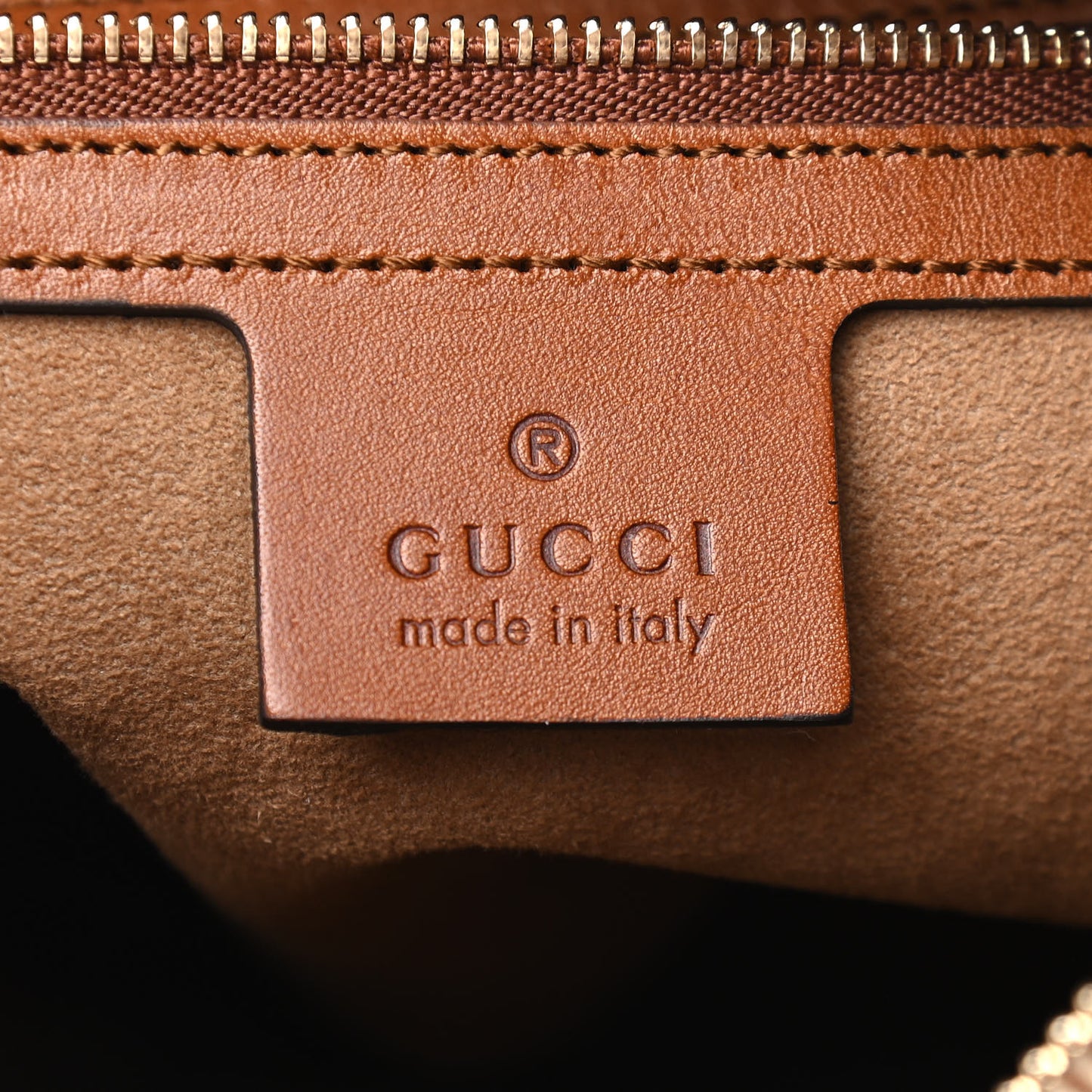 GG Supreme Monogram Linea A Hobo Brown