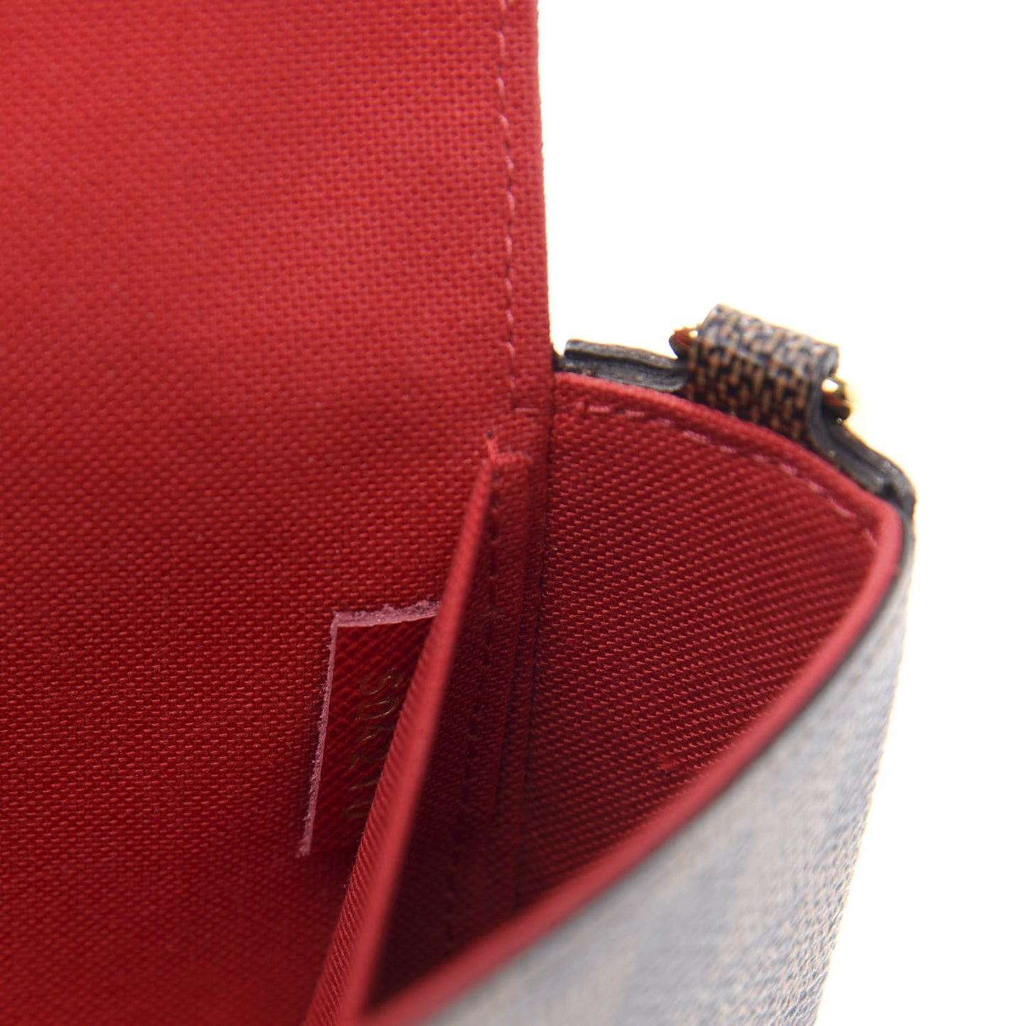 Damier Ebene Pochette Felicie Chain Wallet