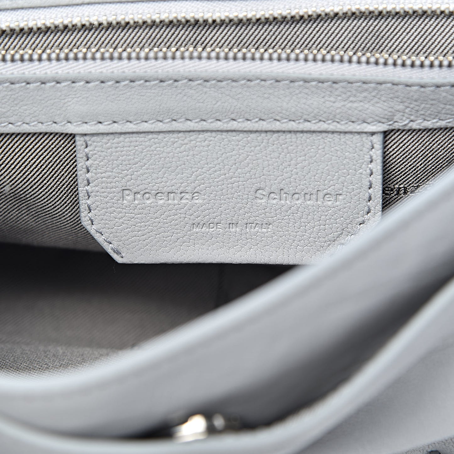 Lambskin Tiny PS1 Satchel Fog