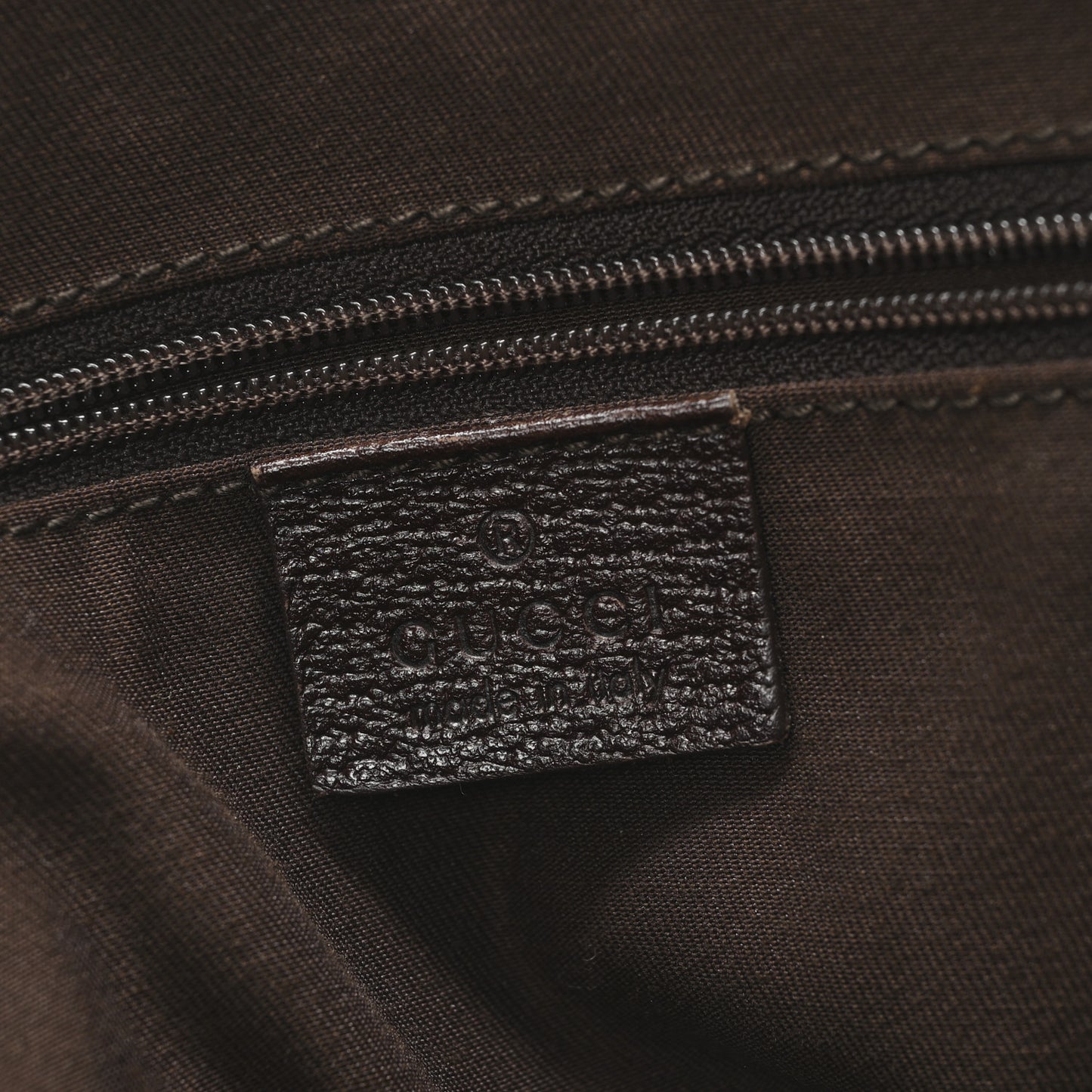 Monogram Small Abbey Tote Dark Brown