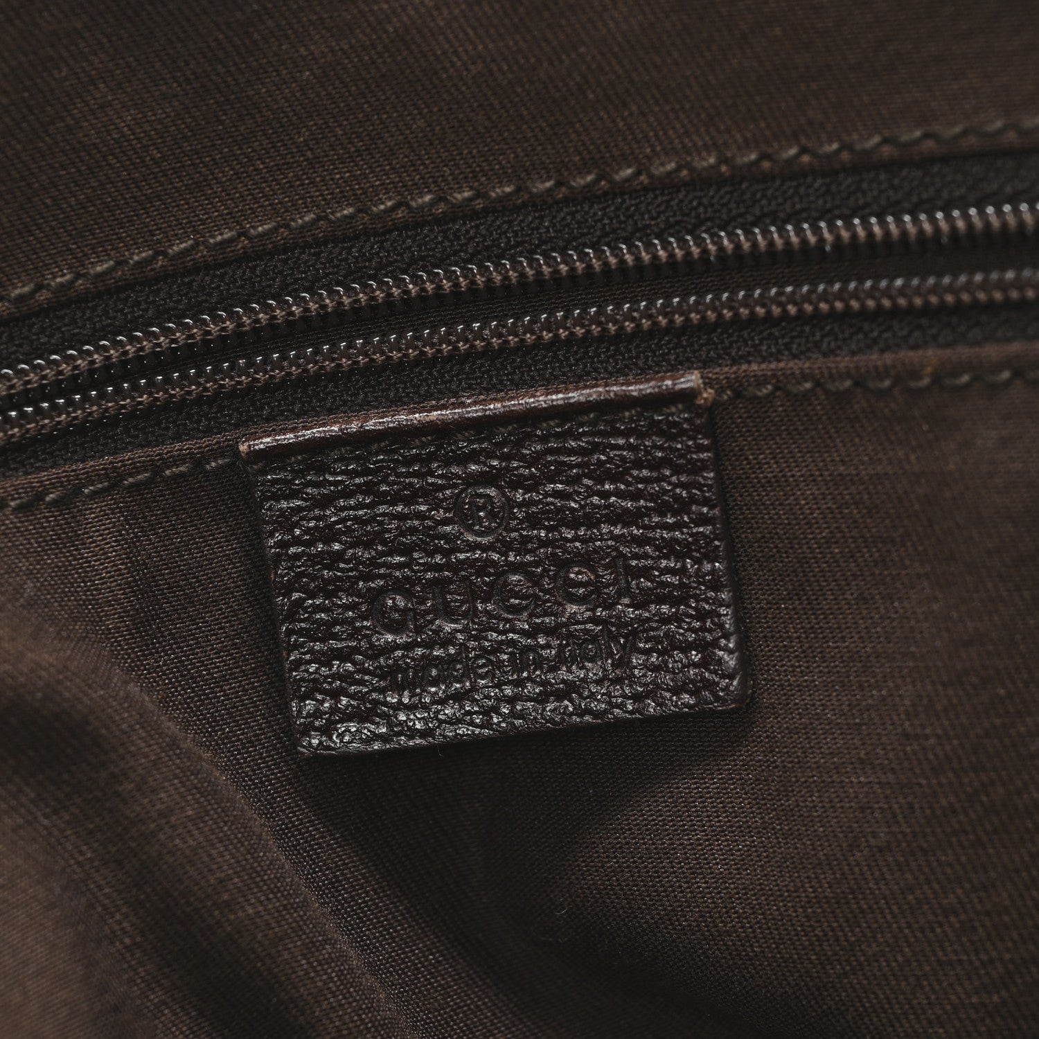 Gucci Monogram Small Abbey Tote Dark Brown 6 of 10