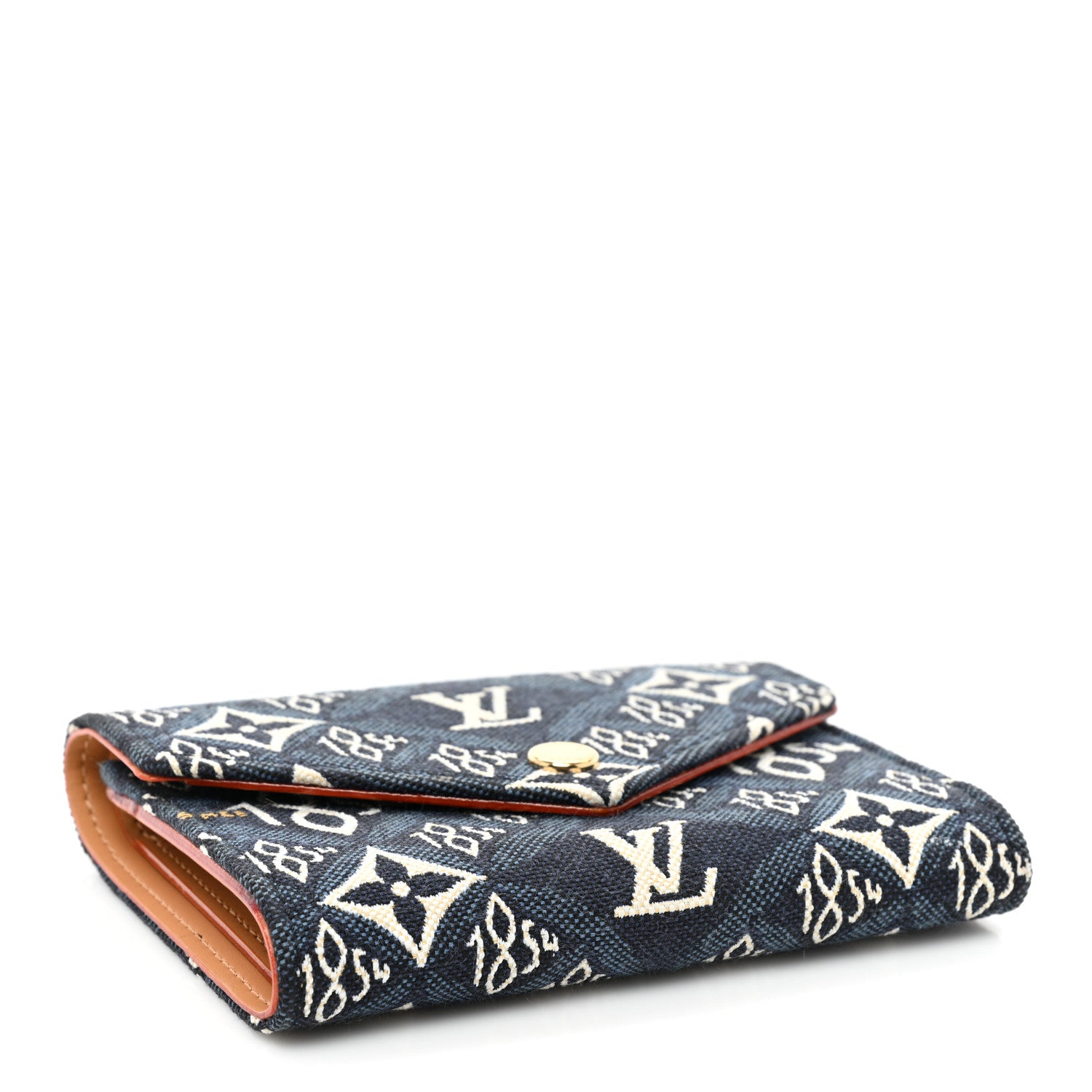 Louis Vuitton Jacquard Since 1854 Victorine Wallet Blue 4 of 11