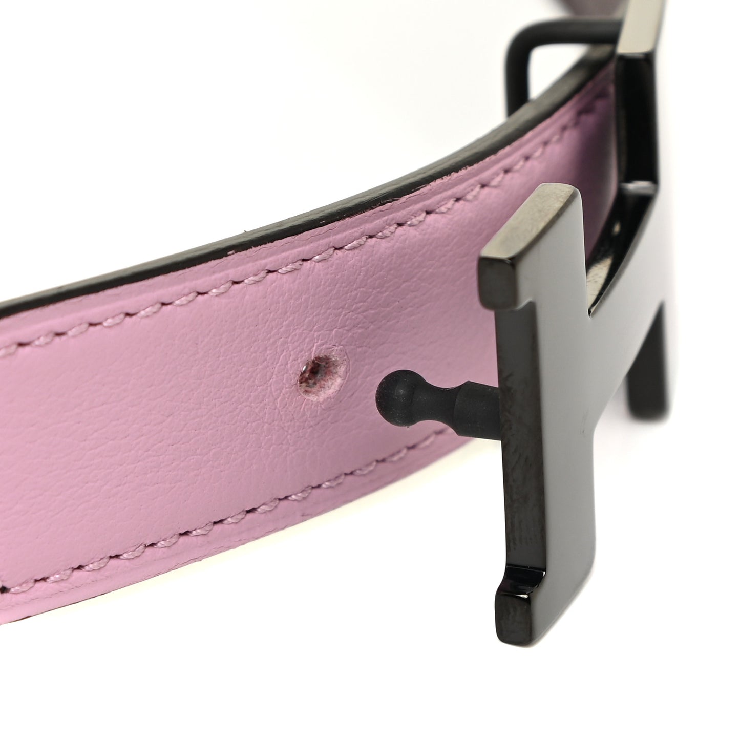 Swift Epsom 24mm Constance H Belt 80 Mauve Sylvestre Rouge Sellier