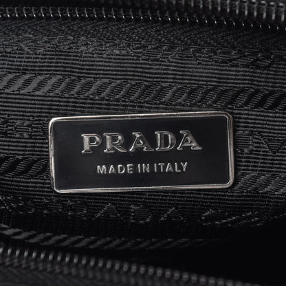 Prada Nylon Vela Flat Messenger Bag Black 6 of 7