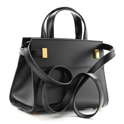 Saint Laurent Smooth Calfskin Manhattan Nano Shopper Tote Black 3 of 9
