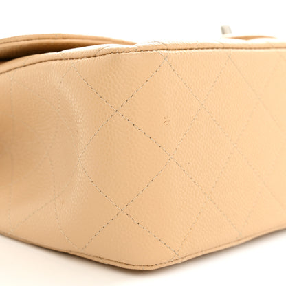 Chanel Caviar Quilted Jumbo Double Flap Light Beige 9 of 11