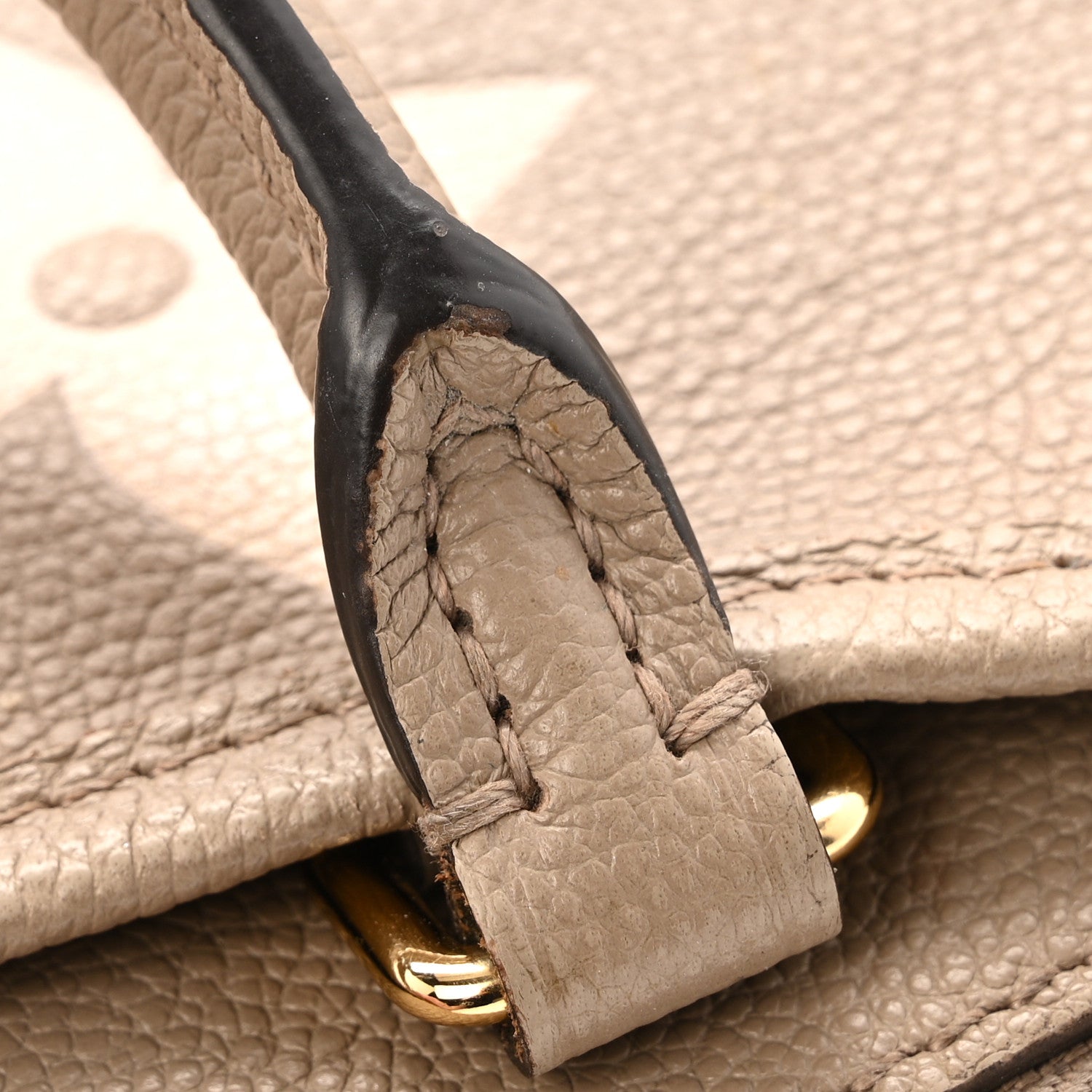 Louis Vuitton Empreinte Monogram Giant Trianon PM Tourterelle Creme 11 of 12